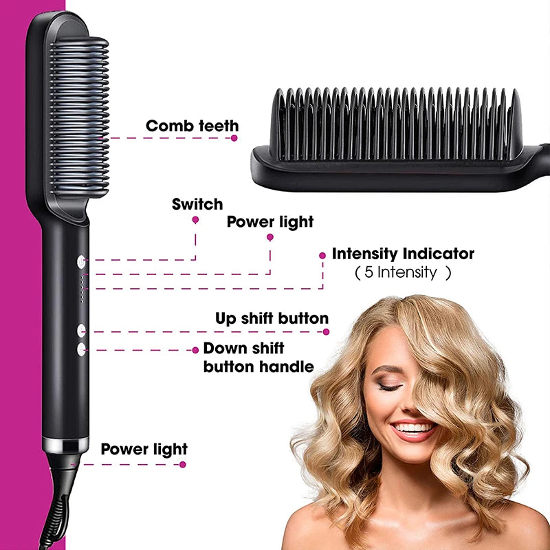 GlamBrush™ | Voor moeiteloos steil haar!